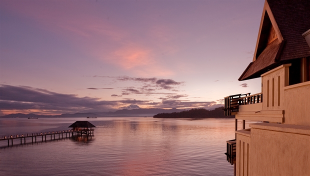 Sunset at Gaya Island